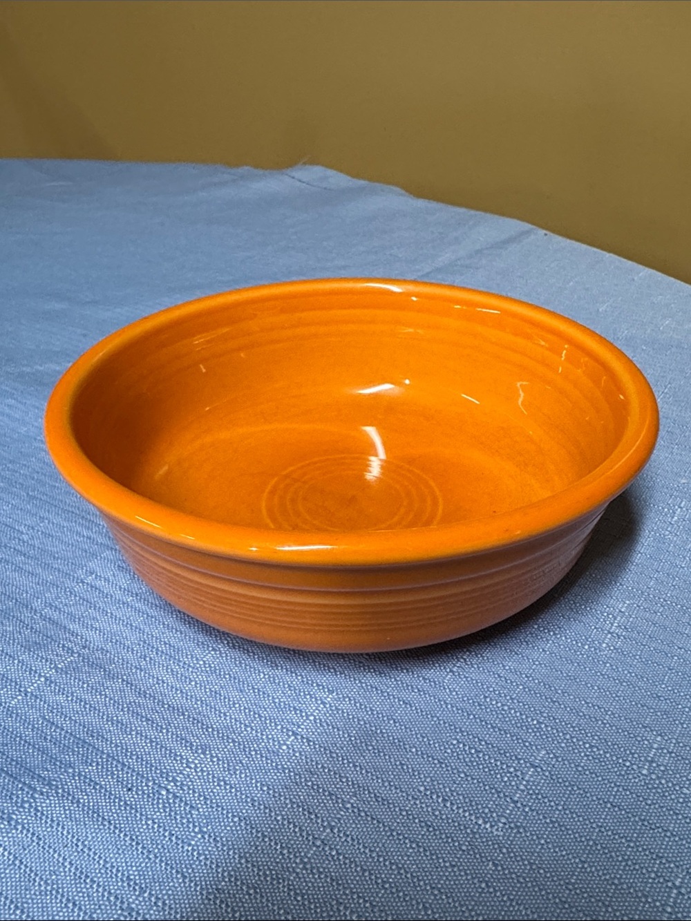 fiesta small classic bowl tangerine